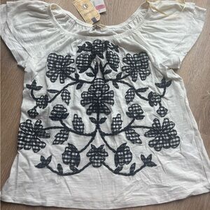 Democracy women’s off the shoulder top S NWT